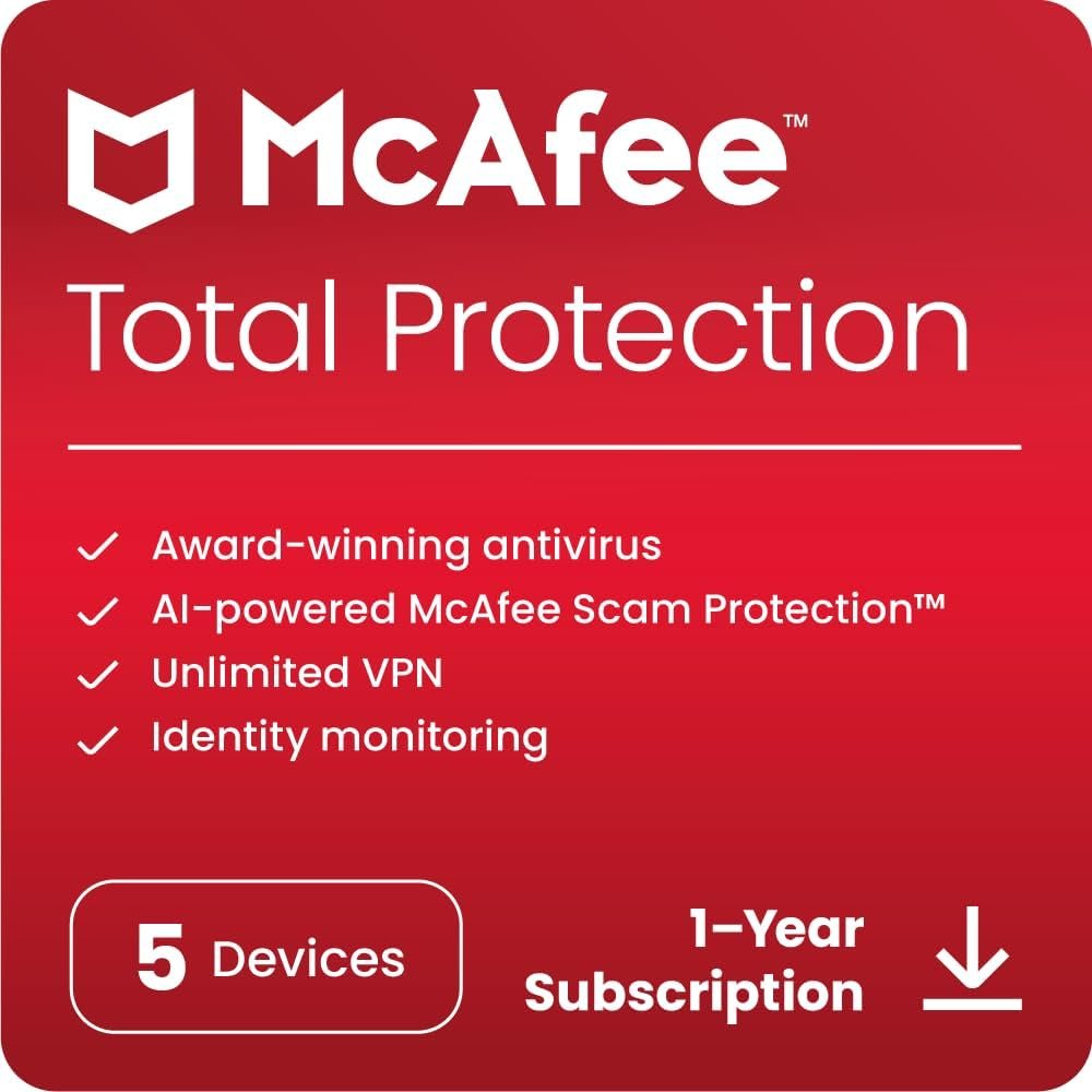 McAfee Total Protection 2024 5 Device