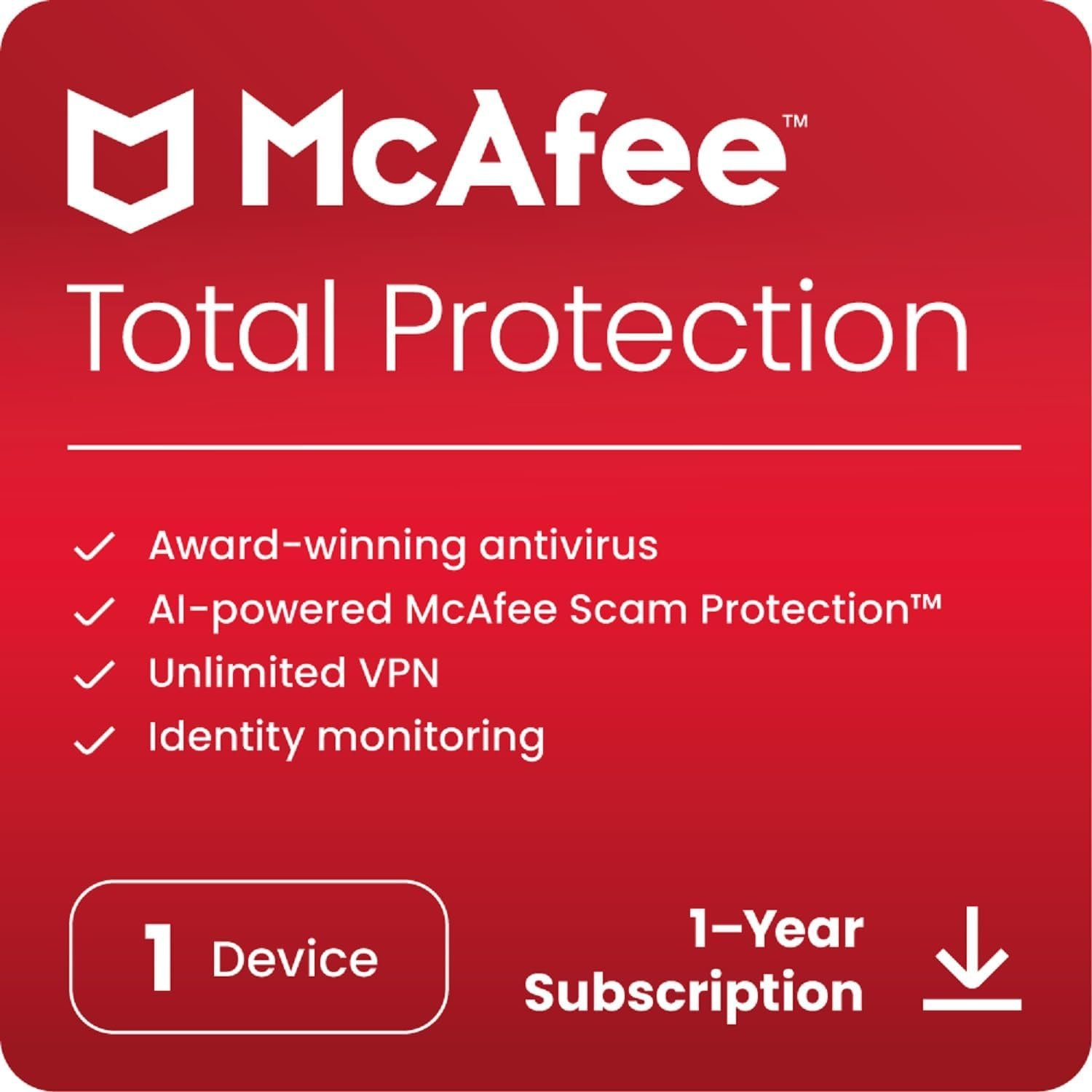 McAfee Total Protection 2024 1 Device